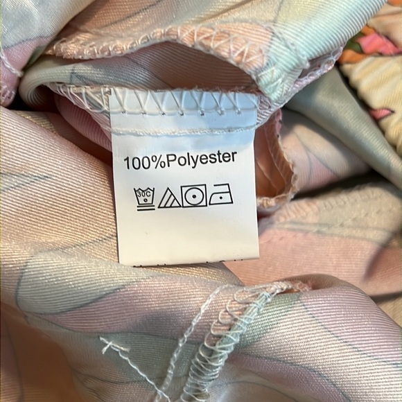 NWT EDIT THE LABEL WIDE LEG RETRO GROOVY PULL ON PANT SZ L SIDE BACK POCKETS - Picture 14 of 14